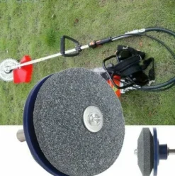 * Litzee Affuteuse De Tondeuse A Gazon Meuleuse De Lame Plus Rapide Professionnelle Affuteuse Outils De Jardin Industriel Accessoire Perceuse De Fichier Rotatif><noscript><img width=