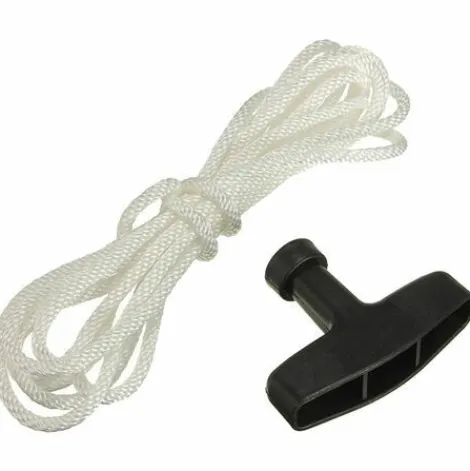 * Litzee Cordon De Traction Pour Tondeuse A Gazon, 6 Pcs Cordes De Demarrage De 1.5M Rechange Accessoires De Tondeuse Corde De Demarrage A Rappel Avec Poignee Pour Tondeuse A Gazon Tronconneuse A Chaine> Accessoire Pour Tondeuse Et Autoportée