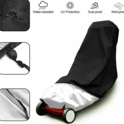 * Litzee Couverture De Tondeuse A Gazon, Impermeable Toile D'Ombrage A Toute Epreuve Protection Uv Toile De Protection Resistant Aux Dechirures 48 18,5 13,5 Pouces> Accessoire Pour Tondeuse Et Autoportée