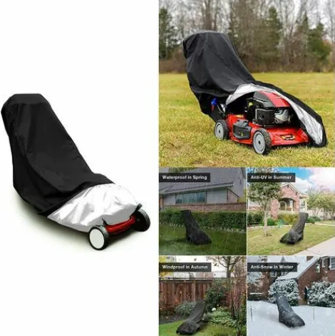 * Litzee Couverture De Tondeuse A Gazon, Impermeable Toile D'Ombrage A Toute Epreuve Protection Uv Toile De Protection Resistant Aux Dechirures 48 18,5 13,5 Pouces> Accessoire Pour Tondeuse Et Autoportée