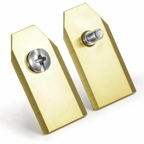 * Litzee Lot De 45 Lames En Titane Pour Tondeuse Robot Husqvarna Automower, Gardena, Yardforce (3 G 0,75 Mm) + 45 Vis> Accessoire Pour Tondeuse Et Autoportée