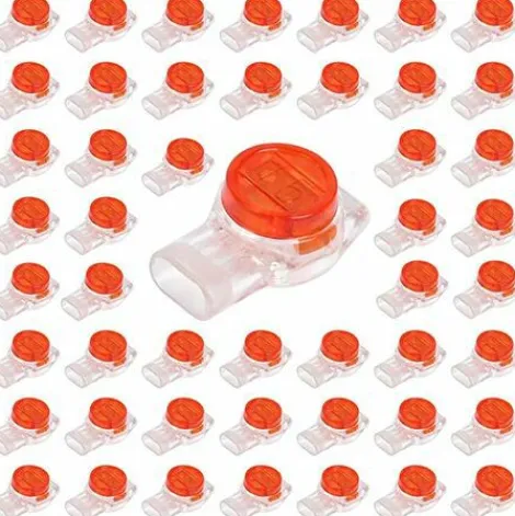 * Litzee 100Pcs Scotchlok Uy Waterproof Connector, Cable Connectors Filled With Reins Connection Clamps For Garden & Outdoor Robotic Lawn Mowers> Accessoire Pour Tondeuse Et Autoportée