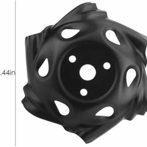 * Litzee Tete De Debroussailleuse A Bordure Ronde En Acier Carbone Noir Pour Tondeuse A Gazon Accessoire Pour Jardin, Pelouse, Ferme> Accessoire Pour Tondeuse Et Autoportée