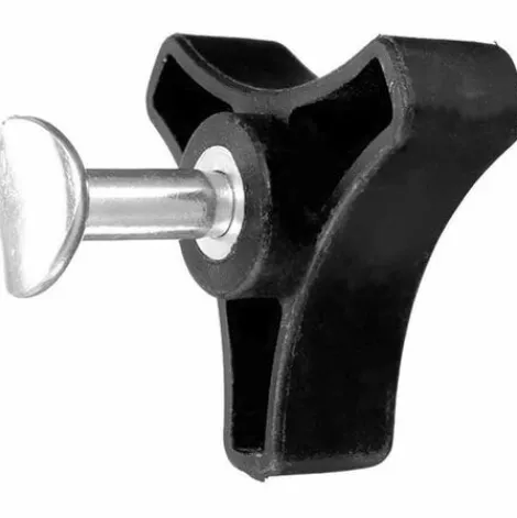 * Litzee Tondeuse A Vis Nut Triple Angle Poignee Bouton Ecrou Boulon Outils De Materiel De Pieces De Rechange En Plastique Tete En Forme D'Etoile Poignee De Serrage Bouton Filetage Femelle Vis De Pouce Noir> Accessoire Pour Tondeuse Et Autoportée
