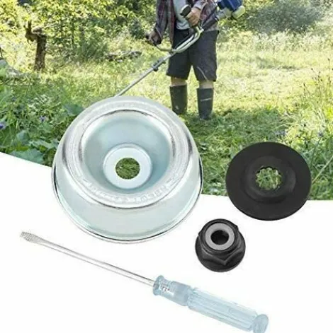 * Longziming Kit De Maintenance D'Accessoires Pour Adaptateur Tondeuse A Gazon Pour Stihl Rondelle De Butee, Plaque De Support, Ecrou De Collier Tournevis De Maintenance Kit Fixation De L'Adaptateur De Lame> Accessoire Pour Tondeuse Et Autoportée