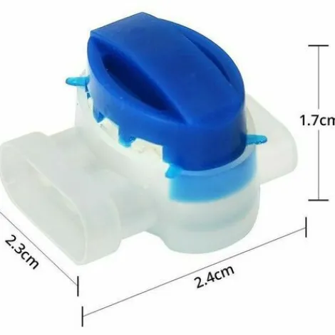 * Lot De 20 Connecteurs De Cable Remplis Des Resines Pour Robot Tondeuse ,Original Connecteurs 314 Pour Robot Tondeuse(Bleu) 56Vingt> Accessoire Pour Tondeuse Et Autoportée