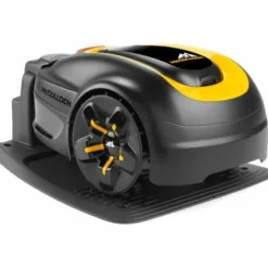 * Mcculloch Rob S800. Robot Tondeuse Connectee Bluetooth. < 500M . Planification De Tonte. Mulching. Tond Sous La Pluie. Nettoyage A L'Eau. Alarme Anti-Vol. Ultra-Silencieux (970513125)> Robot Tondeuse