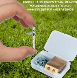 * Mezheng Lot De 30 Lames De Rechange En Titane Pour Tondeuse Robot Worx Landroid Lames En Titane Et Vis Ameliorees Pour Tondeuse Robot Worx Landroid> Accessoire Pour Tondeuse Et Autoportée