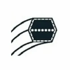 * Mitsuboshi Aa86 Courroie Double Trapeze Pour Tondeuse Autoportee (2238Mm)> Accessoire Pour Tondeuse Et Autoportée