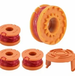 * Ocxin Bobines De Fil De Tondeuse A Gazon Pour Worx Wa0004.1 (Longueur 3M Diametre 1.65Mm) Bobines De Fil En Nylon Coupe-Fil Wa0010 Tous 20V (Worx Wa0004.1, 4 Pieces)> Accessoire Pour Tondeuse Et Autoportée