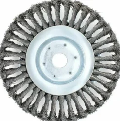 * Ocxin Brosse De Desherbage Brosse De Desherbage Disque Metallique Torsade Roue De Desherbage Disque De Desherbage Tete De Desherbage Brosse De Desherbage Disque De Desherbage Diametre 200 Mm Trou De 25,4 Mm (8 Pouces)><noscript><img width=