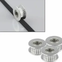 * Osqi 10 Pcs Prime Gt2 Poulie Idler 20 Dents 5Mm Alesage, Alliage D'Aluminium Gt2 Idler Avec Double Roulement A Billes, Pour Imprimante 3D 6Mm Largeur Courroie De Distribution><noscript><img width=