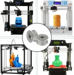 * Osqi 10 Pcs Prime Gt2 Poulie Idler 20 Dents 5Mm Alesage, Alliage D'Aluminium Gt2 Idler Avec Double Roulement A Billes, Pour Imprimante 3D 6Mm Largeur Courroie De Distribution><noscript><img width=