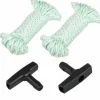 * Osqi Lot De 2 Cordes De Demarrage De 10 M (Diametre : 3 Mm), Corde De Traction Avec 2 Poignees De Demarrage Pour Tondeuse A Gazon Husqvarna Stihl Poulan Vert> Accessoire Pour Tondeuse Et Autoportée