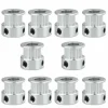 * Osqi Lot De 10 Poulies Synchrones Gt2 Avec 20 Dents D'Imprimante 3D, Alesage 5 Mm, Largeur 6 Mm> Accessoire Pour Tondeuse Et Autoportée