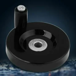 * Osqi Volant De Machine En Bakelite Noire Avec Poignee Rotative, Volant, Tour Rond Noir (863Mm)><noscript><img width=