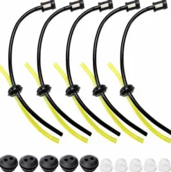 * Ousudela 5 Ensembles Universel Filtre A Essence Kit, Tube D'Etancheite, Durites D'Essence De Tondeuses Avec Poire D Amorcage, Pour Coupe-Herbe, Debroussailleuse, Tronconneuse Taille-Haie> Accessoire Pour Tondeuse Et Autoportée