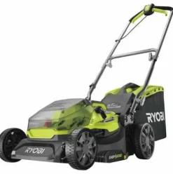 * Pack Ryobi Tondeuse 18V Brushless Ry18Lmx37A-150 1 Batterie 3.0Ah High Energy 1 Batterie 5,0 Ah Chargeur Rapide> Tondeuse À Batterie