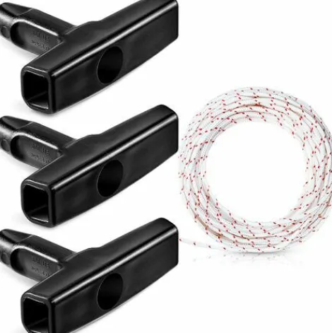 * Perle Rare Cordon De Demarrage A Rappel 10 M 3.0Mm Cordon De Traction Avec Poignee De Demarrage 3 Pieces Pour Pieces De Tondeuse A Gazon Moteur De Debroussailleuse> Accessoire Pour Tondeuse Et Autoportée