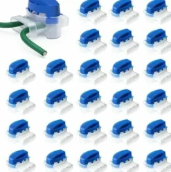 * Pesce 26Pcs Connecteurs De Cable Remplis Des Resines, Connecteurs De Cables Pour Robot Tondeuse, Etanche Connecteur Fil Tondeuse Pour Jardin & Exterieur Et Tondeuse Robot Et Voiture Mower> Accessoire Pour Tondeuse Et Autoportée