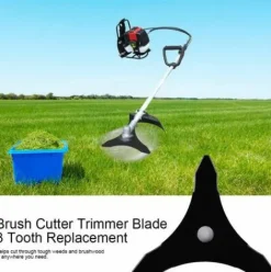 * Regalos 8 X 3T Lame De Debroussailleuse Avec Kit D'Entretien D'Accessoire D'Adaptateur De Lame De Tondeuse A Gazon De Machine De Jardinage Pour Mauvaises Herbes Fraiches Et Tondeuse.><noscript><img width=