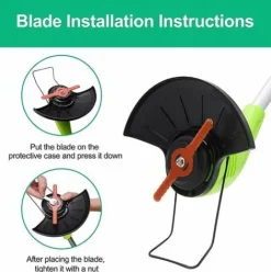 * Regalos Les Lames De La Tete Du Coupe-Bordures A Fil Remplacent, 24 Lames En Plastique Pour Pc De Rechange Pour Tondeuse A Gazon A Batterie><noscript><img width=