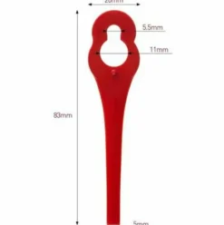 * Regalos Lot De 100 Lames En Plastique Compatibles Avec Coupe-Bordure Gardena, Lames De Rechange Pour Coupe-Bordures Gardena Et Coupe-Bordures Sans Fil.Lame En Plastique A Tete Hexagonale><noscript><img width=