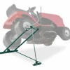 * Relaxdays Dispositif De Levage Leve Tondeuse, 400 Kg, Dispositif D'Inclinaison Continue De Tondeuse, Acier, Vert> Accessoire Pour Tondeuse Et Autoportée