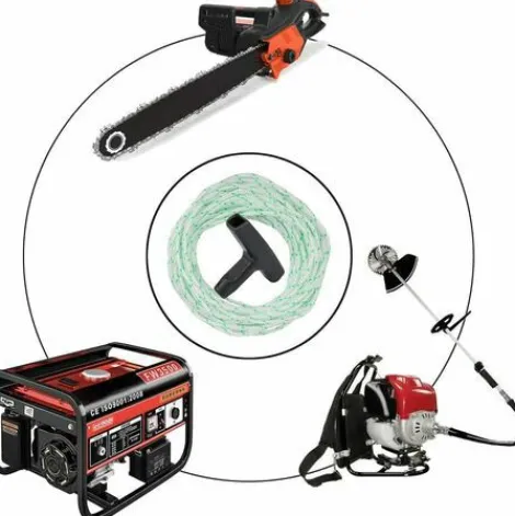 * Tanabata Lot De 2 Cordes De Lanceur De 10 M (Diametre : 3 Mm), Cordon De Tirage Sonku Avec 2 Poignees De Lanceur Pour Tondeuse A Gazon Husqvarna Stihl Poulan Vert> Accessoire Pour Tondeuse Et Autoportée