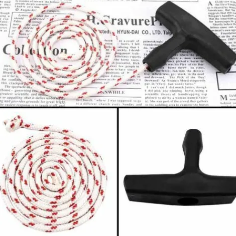 * Tanabata Poignee De Demarreur Tondeuse A Gazon Corde De Demarrage A Rappel Avec 3 Pieces Poignee De Demarrage Accessoires De Tondeuse A Cordon Pour La Plupart Des Tondeuses A Gazon> Accessoire Pour Tondeuse Et Autoportée