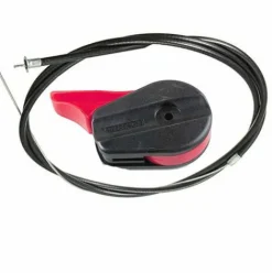 * Thsinde Ensemble De Commutateur D'Accelerateur De Tondeuse A Gazon Rouge Universel (Avec Cable D'Accelerateur De 165 Cm)> Accessoire Pour Tondeuse Et Autoportée