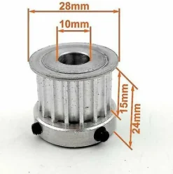 * Thsinde Skateboard N63 Moteur 10Mm Poulie 16 Dents Fit Htd 5M Ceinture 2Pcs_() Ruikalucky> Accessoire Pour Tondeuse Et Autoportée