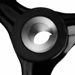 * Tinor Roue A Main Poignee De Volant Rond Noir A 3 Rayons Roue A Main En Plastique Avec Poignee Tournante Pour La Fraiseuse De Tour 12 100Mm><noscript><img width=