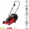* Tondeuse A Gazon EÉlectrique 1000W Coupe 32Cm Lea Le10100-32C1 Rouge> Tondeuse Électrique Filaire