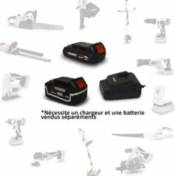 * Tondeuse A Gazon Et Cisaille De Jardin Sur Batterie X-Performer Xptde3320Li / Xpcsth20Li 2 Batteries 2Ah Et Chargeur><noscript><img width=
