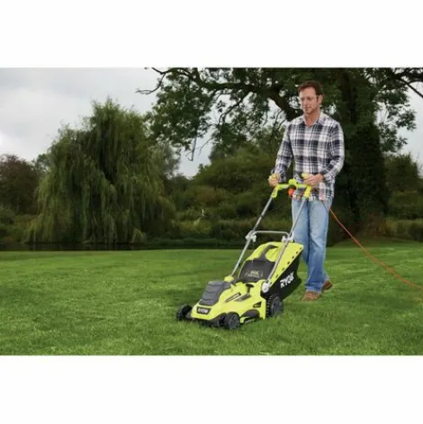 * Tondeuse EÉlectrique Ryobi 1800W Coupe 40Cm Rlm18E40H> Tondeuse À Batterie