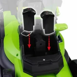 * Tondeuse EÉlectrique Sans Fil A Batterie 40V Coupe 40Cm Incl. Batteries Et Chargeurs, Sac 45L 60 Min Sans Charge, Reglage Central De Coupe En 6 Etapes Tondeuse EÉlectrique Sans Fil De Brast> Tondeuse À Batterie