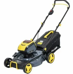 * Tondeuse Poussee 40V 46Cm 4 En 1- Mulching 1 Batterie 4Ah 1 Chargeur 2A Steiner> Tondeuse À Batterie