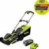 * Tondeuse Ryobi 36V Brushless Coupe 46Cm 1 Batterie 5.0Ah 1 Chargeur Rlm36X46H50Pg> Tondeuse À Batterie