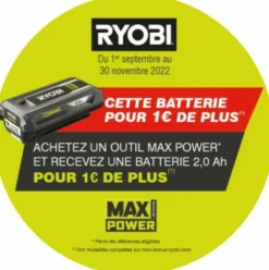 * Tondeuse Ryobi 36V Brushless Coupe 46Cm 1 Batterie 5.0Ah 1 Chargeur Rlm36X46H50Pg> Tondeuse À Batterie