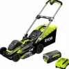 * Tondeuse Ryobi 36V Brushless Coupe 46Cm 1 Batterie 5.0Ah 1 Chargeur Rlm36X46H50Pg> Tondeuse À Batterie