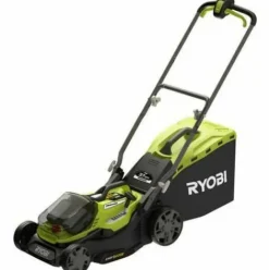* Tondeuse Ryobi 18V Lithiumplus Brushless Coupe 37Cm 1 Batterie 5,0 Ah 1 Chargeur Rapide Ry18Lmx37A-150> Tondeuse À Batterie