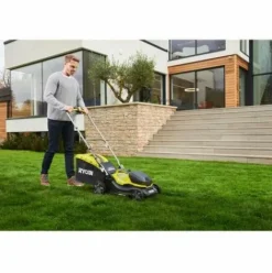 * Tondeuse Ryobi 18V Lithiumplus Brushless Coupe 37Cm 1 Batterie 5,0 Ah 1 Chargeur Rapide Ry18Lmx37A-150><noscript><img width=