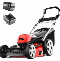 * Tondeuse Sans Fil 56V, Batterie 4.0Ah Et Chargeur Inclus, Largeur De Coupe 508 Mm, Hauteur De Coupe 25-85 Mm, 5 Positions Greencut Pack Glm560L-20> Tondeuse À Batterie