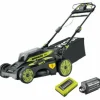 * Tondeuse Tractee Ryobi 36V Lithiumplus Brushless Coupe 51 Cm 1 Batterie 6.0Ah 1 Chargeur Rapide Ry36Lmx51A-160> Tondeuse À Batterie