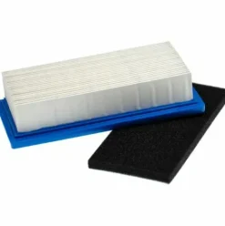 * Vhbw Set De Filtres Compatible Avec Briggs & Stratton 250400, 19G700 Moteur Pour Tracteur Tondeuse 1X Filtre Mousse, 1X Filtre A Air En Papier> Accessoire Pour Tondeuse Et Autoportée