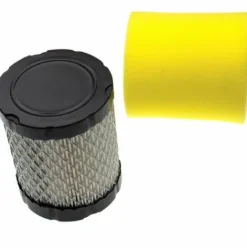 * Vhbw Set De Filtres (1X Filtre A Air En Papier, 1X Filtre Mousse) Compatible Avec Briggs & Stratton 21B807-0290-B1 Moteur Pour Tracteur Tondeuse><noscript><img width=