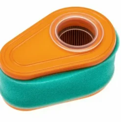 * Vhbw Set De Filtres (1X Filtre A Air En Papier, 1X Filtre Mousse) Compatible Avec Briggs & Stratton 114P05-0873-B1 Moteur Pour Tracteur Tondeuse> Accessoire Pour Tondeuse Et Autoportée