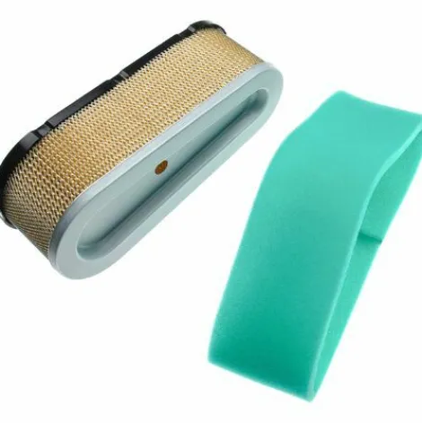 * Vhbw Set De Filtres (1X Filtre A Air En Papier, 1X Filtre Mousse) Compatible Avec Briggs & Stratton 28B702-1194-E2 Moteur Pour Tracteur Tondeuse> Accessoire Pour Tondeuse Et Autoportée