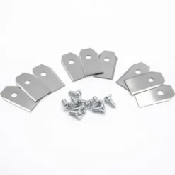 * Vhbw 9X Lames De Tondeuse, Compatible Avec Yardforce Amiro 400I, Hq18, Sa500 Eco, Sa600H, Sa800 Pro> Accessoire Pour Tondeuse Et Autoportée